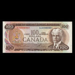 Canada, Bank of Canada, 100 dollars : 1975