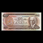 Canada, Bank of Canada, 100 dollars <br /> 1975