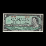 Canada, Bank of Canada, 1 dollar <br /> 1967