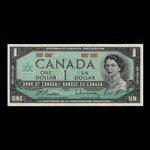 Canada, Bank of Canada, 1 dollar : 1967