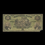 Canada, Imperial Bank of Canada, 5 dollars : August 2, 1890