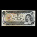 Canada, Bank of Canada, 1 dollar : 1973