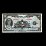 Canada, Bank of Canada, 2 dollars <br /> 1935