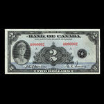 Canada, Bank of Canada, 2 dollars : 1935