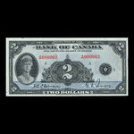 Canada, Bank of Canada, 2 dollars <br /> 1935