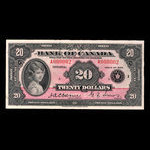 Canada, Bank of Canada, 20 dollars : 1935