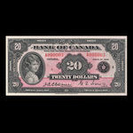 Canada, Bank of Canada, 20 dollars <br /> 1935