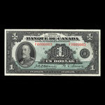 Canada, Bank of Canada, 1 dollar <br /> 1935