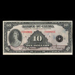 Canada, Bank of Canada, 10 dollars : 1935