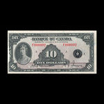 Canada, Bank of Canada, 10 dollars <br /> 1935