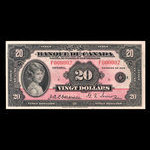 Canada, Bank of Canada, 20 dollars : 1935