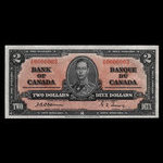 Canada, Bank of Canada, 2 dollars <br /> January 2, 1937