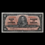 Canada, Bank of Canada, 2 dollars : January 2, 1937