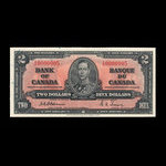 Canada, Bank of Canada, 2 dollars : January 2, 1937