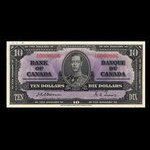 Canada, Bank of Canada, 10 dollars : January 2, 1937