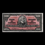 Canada, Bank of Canada, 1,000 dollars : January 2, 1937