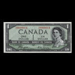 Canada, Bank of Canada, 1 dollar <br /> 1954