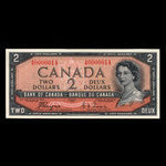 Canada, Bank of Canada, 2 dollars : 1954