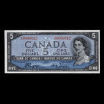 Canada, Bank of Canada, 5 dollars : 1954