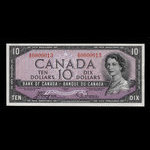 Canada, Bank of Canada, 10 dollars : 1954