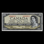 Canada, Bank of Canada, 20 dollars <br /> 1954