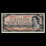 Canada, Bank of Canada, 100 dollars <br /> 1954