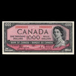 Canada, Bank of Canada, 1,000 dollars <br /> 1954