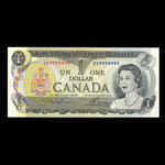 Canada, Bank of Canada, 1 dollar : 1973