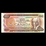 Canada, Bank of Canada, 100 dollars <br /> 1975