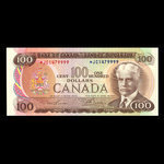 Canada, Bank of Canada, 100 dollars : 1975