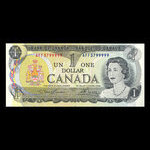 Canada, Bank of Canada, 1 dollar : 1973