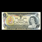 Canada, Bank of Canada, 1 dollar : 1973