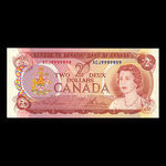 Canada, Bank of Canada, 2 dollars : 1974