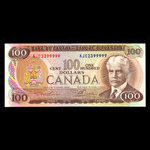 Canada, Bank of Canada, 100 dollars <br /> 1975