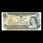 Canada, Bank of Canada, 1 dollar : 1973