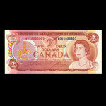 Canada, Bank of Canada, 2 dollars <br /> 1974