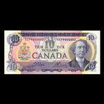 Canada, Bank of Canada, 10 dollars : 1971