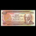 Canada, Bank of Canada, 100 dollars <br /> 1975