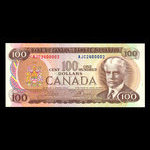 Canada, Bank of Canada, 100 dollars <br /> 1975