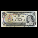 Canada, Bank of Canada, 1 dollar : 1973