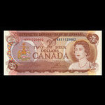 Canada, Bank of Canada, 2 dollars : 1974