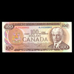 Canada, Bank of Canada, 100 dollars : 1975