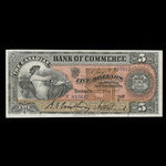 Canada, Canadian Bank of Commerce, 5 dollars : May 1, 1912