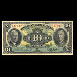 Canada, Dominion Bank, 10 dollars : January 3, 1938