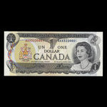 Canada, Bank of Canada, 1 dollar <br /> 1973