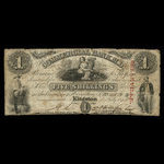 Canada, Commercial Bank of the Midland District, 1 dollar : July 1, 1848