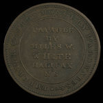 Canada, Miles W. White, 1/2 penny : 1815