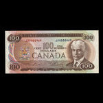 Canada, Bank of Canada, 100 dollars : 1975