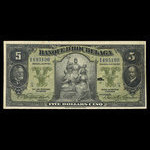 Canada, Banque d'Hochelaga, 5 dollars : January 2, 1917