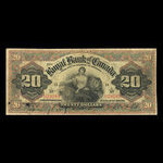 Canada, Royal Bank of Canada, 20 dollars : January 2, 1909